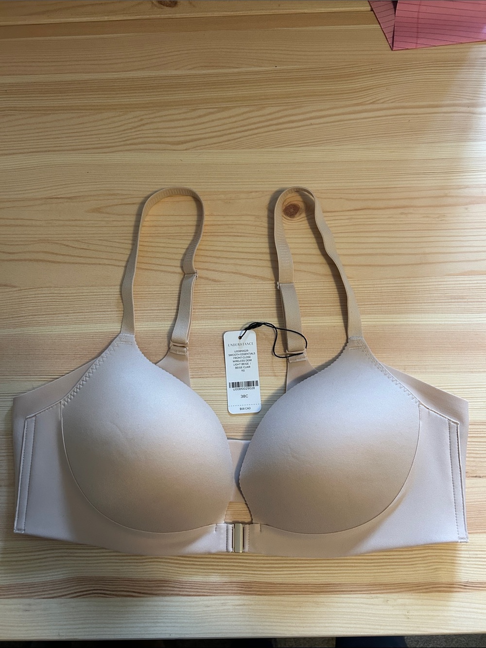 Understance Smooth Essentials Front Close Wireless Demi Bra